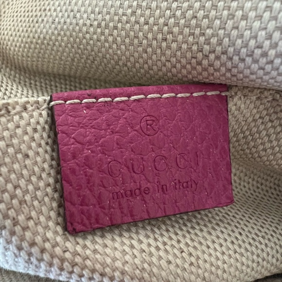 Gucci Pink Leather Backpack - Picture 6 of 8